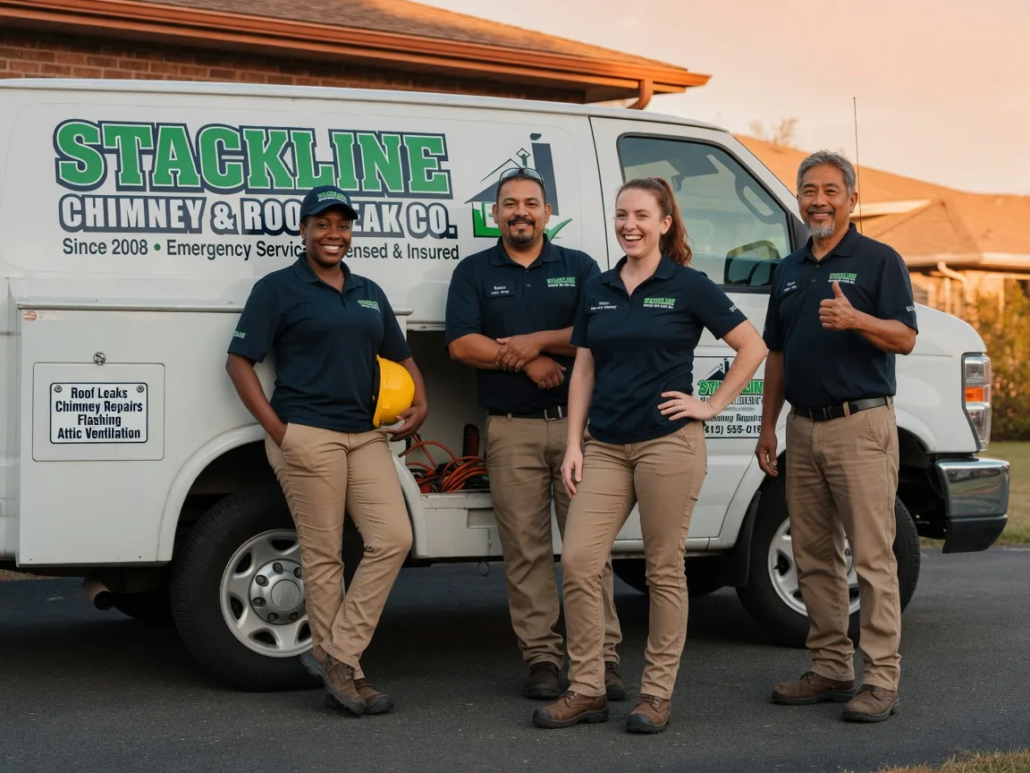Chimney flashing repair company in Washington, IL